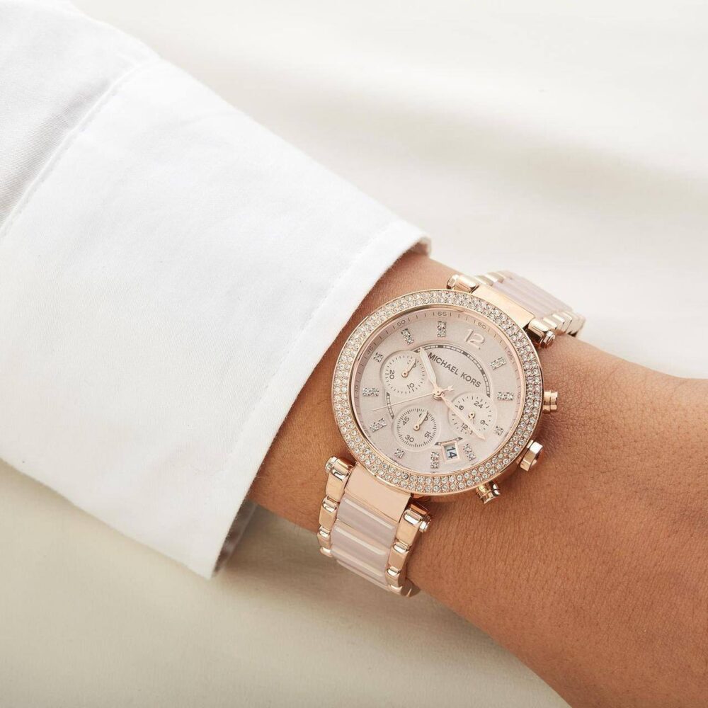 Michael Kors Parker Crystal Rose Gold - Image 2